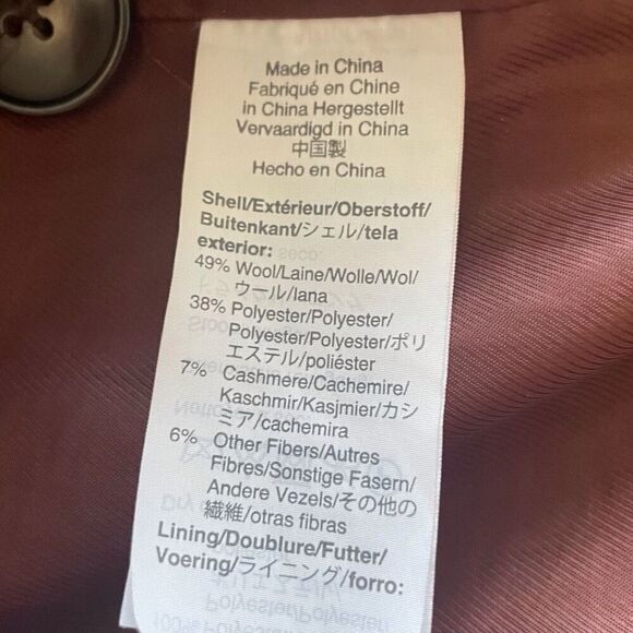 Madewell Hollis Double-Breasted Wool Blend Coat - Picture 5 of 5